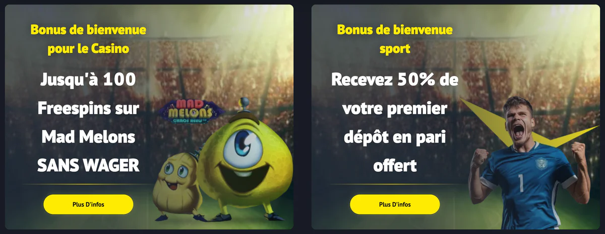 Promotions et offres régulières sur le casino Yonibet